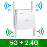 5G Wifi Repeater Wifi Extender Wifi Amplifier 2.4G Wireless Long Range Wi Fi Booster Wi-Fi Repeater Signal Wi-fi Extender