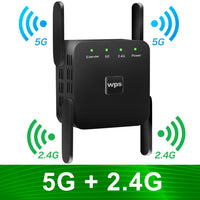 5G Wifi Repeater Wifi Extender Wifi Amplifier 2.4G Wireless Long Range Wi Fi Booster Wi-Fi Repeater Signal Wi-fi Extender