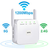 5G WiFi Repeater 1200Mbps Router Wifi Extender 2.4G Wireless Wifi Long Range Booster Wi-Fi Signal Amplifier 5ghz Wi Fi Repiter